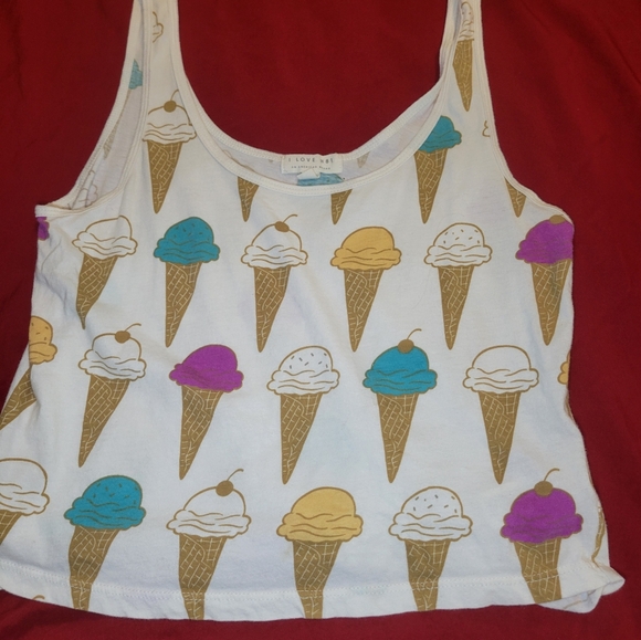 cute ice cream crop top - Picture 2 of 3